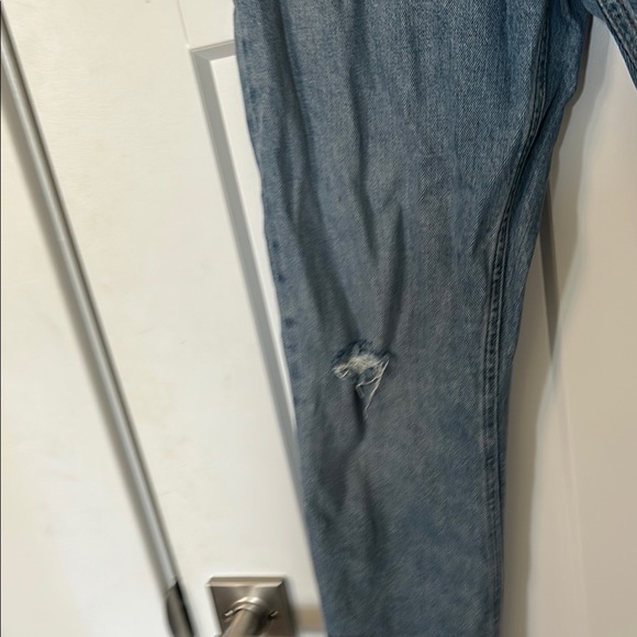 Agolde Faded Blue Ankle Jeans - Picture 4 of 10